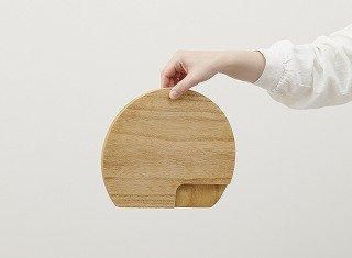 kirisai 桐のカッティングプレート丸