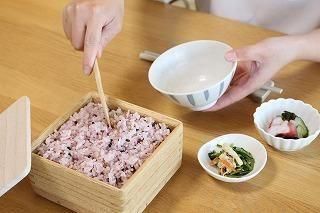 kirisai 桐のレンジでごはん鉢大