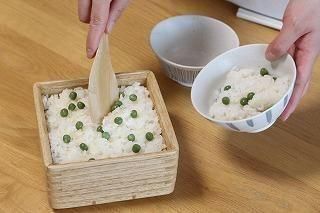 kirisai 桐のレンジでごはん鉢大