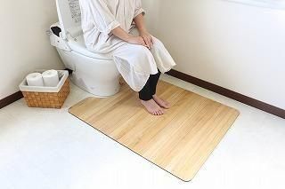 kirisai 桐のはっ水消臭トイレマット 80×105cm