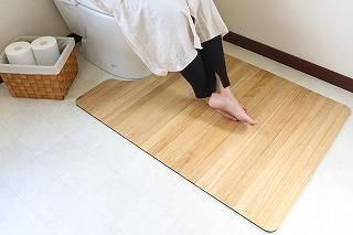kirisai 桐のはっ水消臭トイレマット 80×105cm