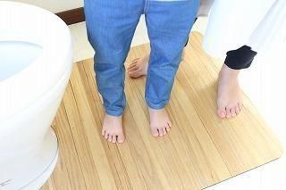 kirisai 桐のはっ水消臭トイレマット 80×105cm