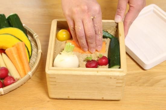 kirisai 桐の冷蔵ぬか漬け鉢小