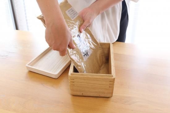 kirisai 桐の冷蔵ぬか漬け鉢&熟成ぬか床セット