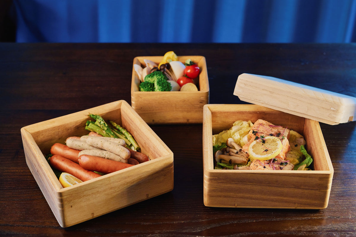 kirisai 桐のレンジでむし鉢 角大